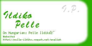 ildiko pelle business card